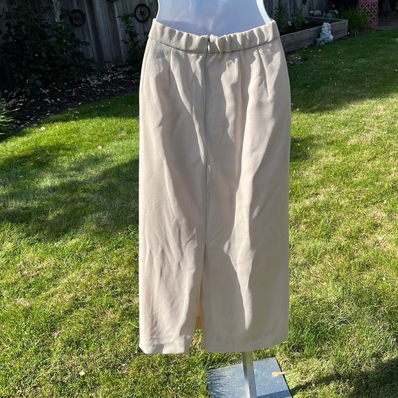 VTG Alex Evenings Skirt Set- tan -lined wedding/special occasions Sz 12 - Picture 10 of 13